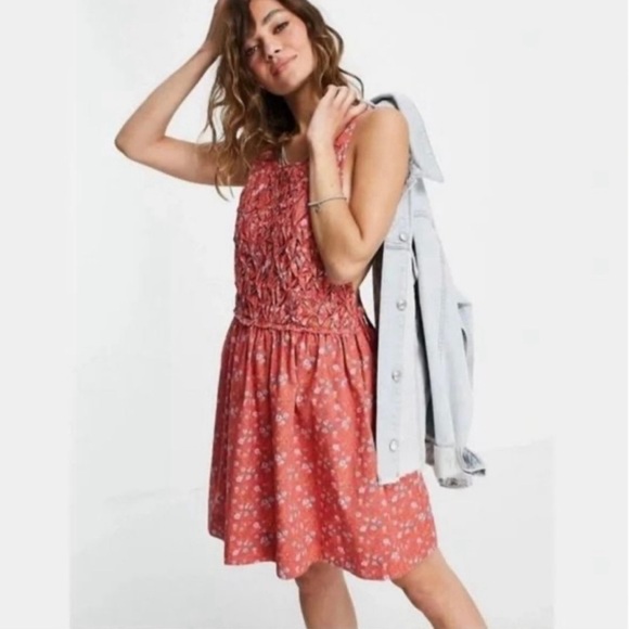 *NEW* Free People Petunia Sleeveless Mini Fit-&-Flare Dress size M - Picture 3 of 15